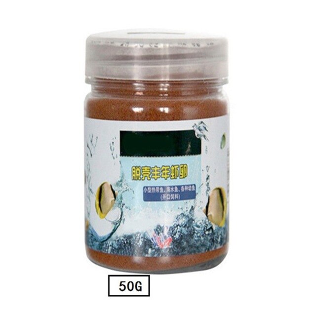 Brine Shrimp Eggs Artemia Fodder Ocean Healthy Nutrition Fish Food Feeding Fish Aquarium Supplies 50/100/150g