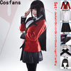 Image of Hot Cool Cosplay Costumes Anime Kakegurui Yumeko Jabami Japanese School Girls Uniform Full Set Jacket+Shirt+Skirt+Stockings+Tie