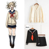 Image of My Hero Academia Cosplay Costume Anime Cosplay Boku no Hero Academia Himiko Toga JK Uniform Women Sailor Suits with Sweaters