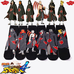 Naruto Akatsuki Cosplay Props Sock Uchiha Itachi Orochimaru Anime Spring Autumn Socks Women Men Halloween Party Gifts