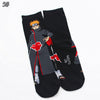 Image of Anime Naruto Akatsuki Itachi Long Sock Cosplay Props Halloween Cotton Adult Cartoon Gift