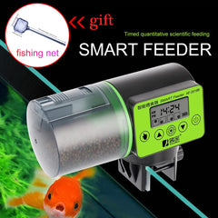 Automatic Fish Feeder Aquarium Digital Fish Tank Electrical Plastic Timer Feeder Food Feeding Portable Fish Feeder Tool 2019 New