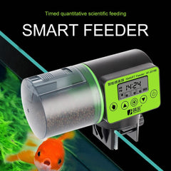 2 in 1 Manual and Smart Automatic Fish Feeder Aquarium Timer Feeder Digital Fish Tank Electrical Food Feeding Fish Feeder Tool